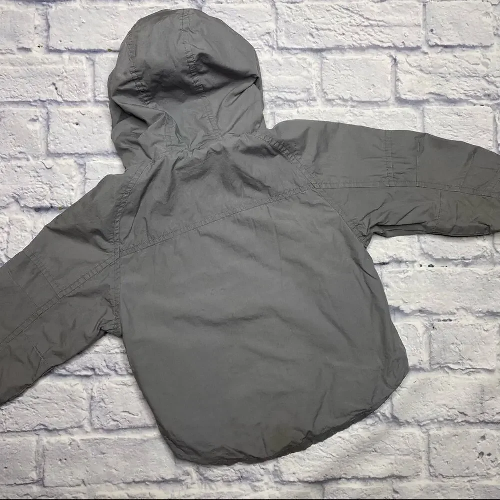 Naartjie Kids Zip up Hooded Jacked in Grey